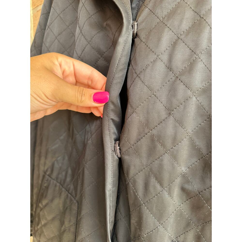 Elieen Fisher Quilted Black Jacket Size M - Picture 6 of 8